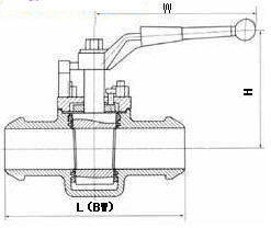 X43F美標(biāo)夾套軟密封旋塞閥產(chǎn)品外形及結(jié)構(gòu)尺寸示意圖 X43F美標(biāo)夾套軟密封旋塞閥產(chǎn)品外形及結(jié)構(gòu)尺寸示意圖