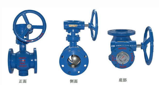 偏心半球閥三視圖 偏心半球閥三視圖